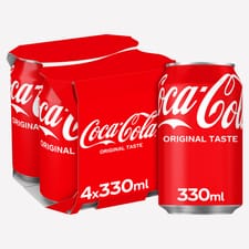 Coca-Cola Original Taste 4 x 330ml
