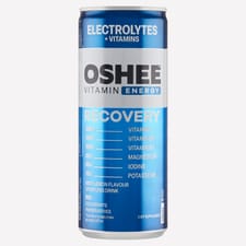 Oshee Vitamin Energy Recovery Diet Supplement Mint-Lemon Flavour Sparkling Drink 250ml