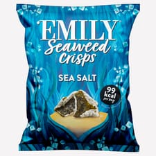 EMILY Seaweed Crisps - Sea Salted (12x18g)