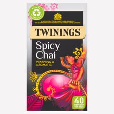 Twinings Spicy Chai 40 Tea Bags 100g