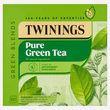Twinings Pure Green Tea 80 Tea Bags 200g