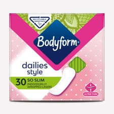 Bodyform Dailies So Slim Panty Liners 30 pack