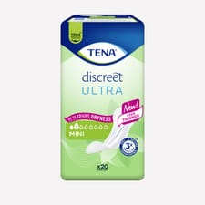 TENA Discreet Ultra Mini Incontinence Pads 20 Pack
