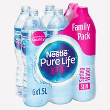 Nestle Pure Life Still Spring Water 6 x 1.5L