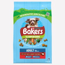 Bakers Adult Rich In Beef With Country Veg 3kg