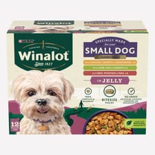 Winalot Small Dog Wet Dog Food Pouches Mixed In Jelly 12x100g