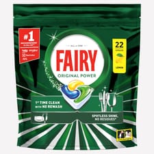 Fairy Lemon Dishwasher Tablets 22 Pack
