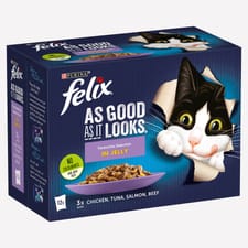 Felix Cat Food Meaty Selection In Jelly 12 Pack