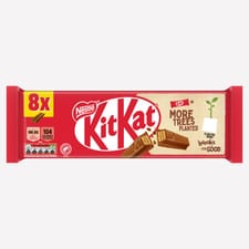 Kit Kat 2 Finger Cookies & Cream Chocolate Biscuit Bar 8 Pack Multipack