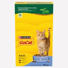 Purina Go Cat Herring & Veg 750g