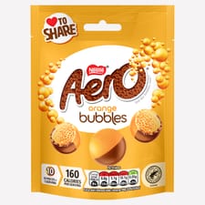 Aero Bubbles Orange Chocolate Share Bag 92g