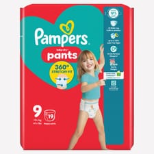 Pampers Baby Dry Nappy Pants Size 9 Essential 19