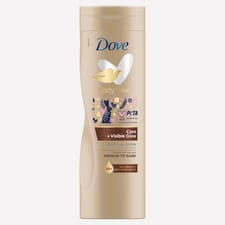 Dove Lotion Visible Glow Med Dark 400ml 