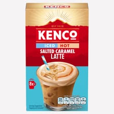 Kenco Iced Hot Salted Caramel Latte Sachets (Pack of 8)