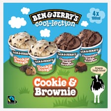 Ben & Jerry's Ice Cream Mini Cup Choc-Dough Cool-lection 4x 100ml