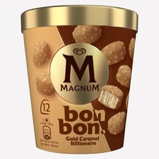 Magnum Bon Bon Ice Cream Frozen Snack Gold Caramel Billionaire 204 ml