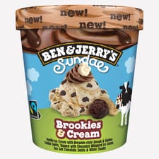 Ben and Jerry's Sundae Brookies and Cream 427ml