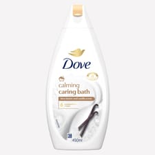 Dove Calming Caring Bath Shea Butter and Warm Vanilla 450ml