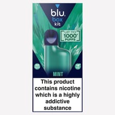 blu box kit Mint Vape Device 20mg/ml