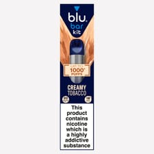 blu bar kit Creamy Tobacco Vape Device 20mg/ml