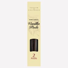 Taylor & Colledge Organic Vanilla 2 Pods